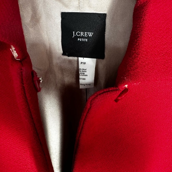 J. Crew Women's Red Coat - Picture 3 of 3